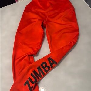 Zumba Fitness Bright Orange Leggings